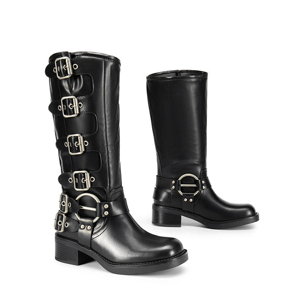 Ravenstride | Multi-Buckle Knee-High Boots