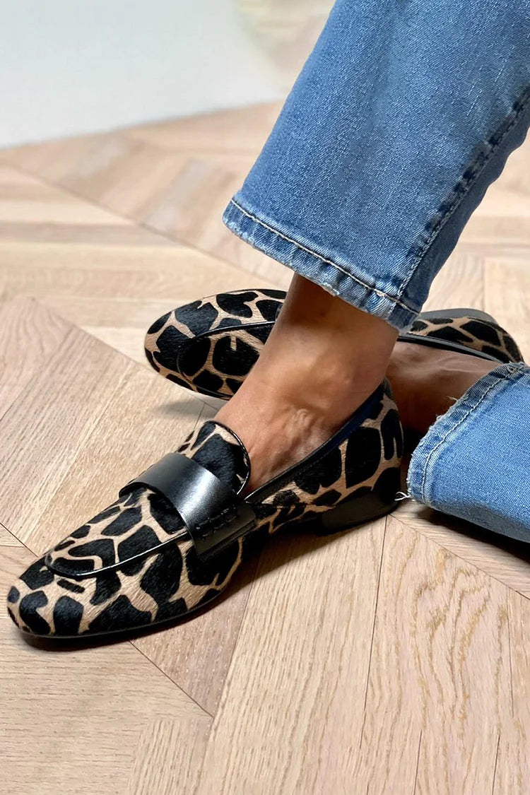 Elegant Animalier Moccasins