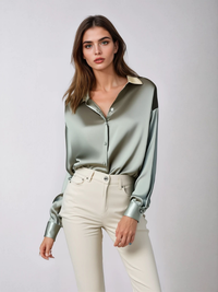 Refined Lightweight Fall Blouse for Women