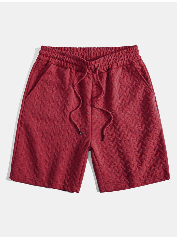 Geometric Jacquard Shorts