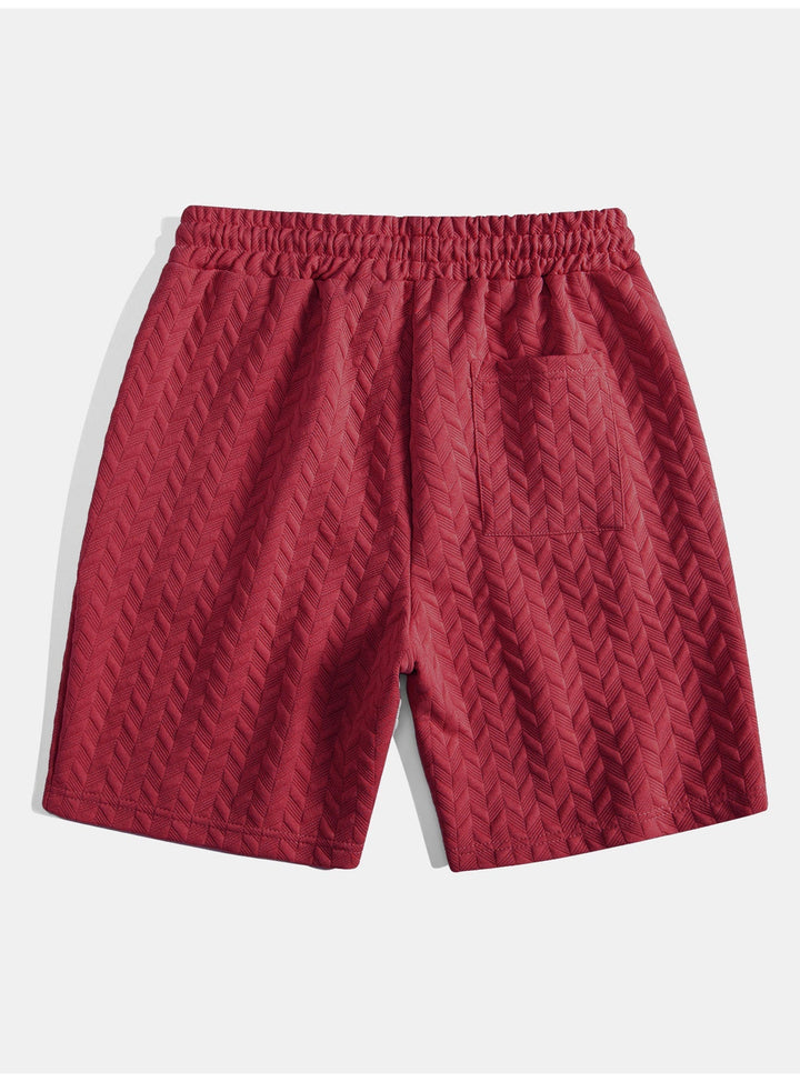 Geometric Jacquard Shorts