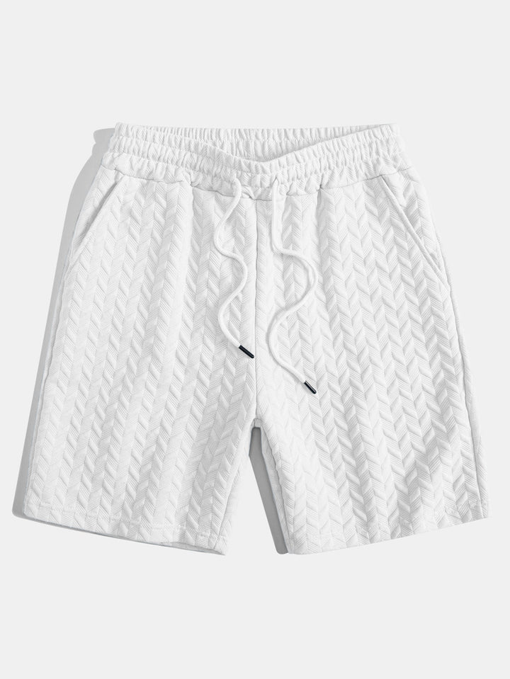 Geometric Jacquard Shorts