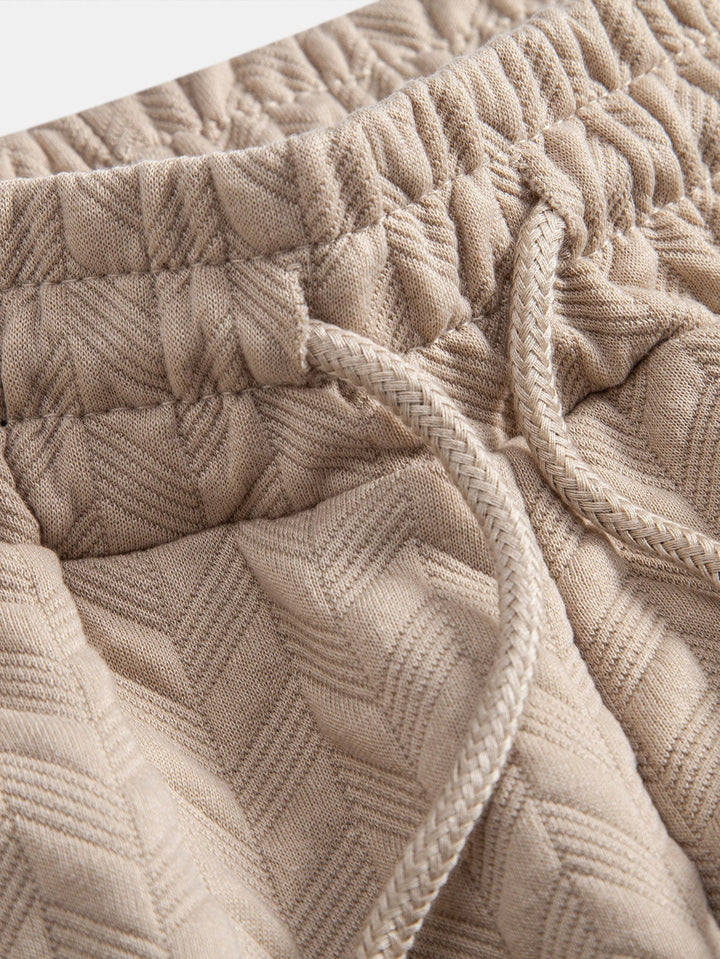 Geometric Jacquard Shorts