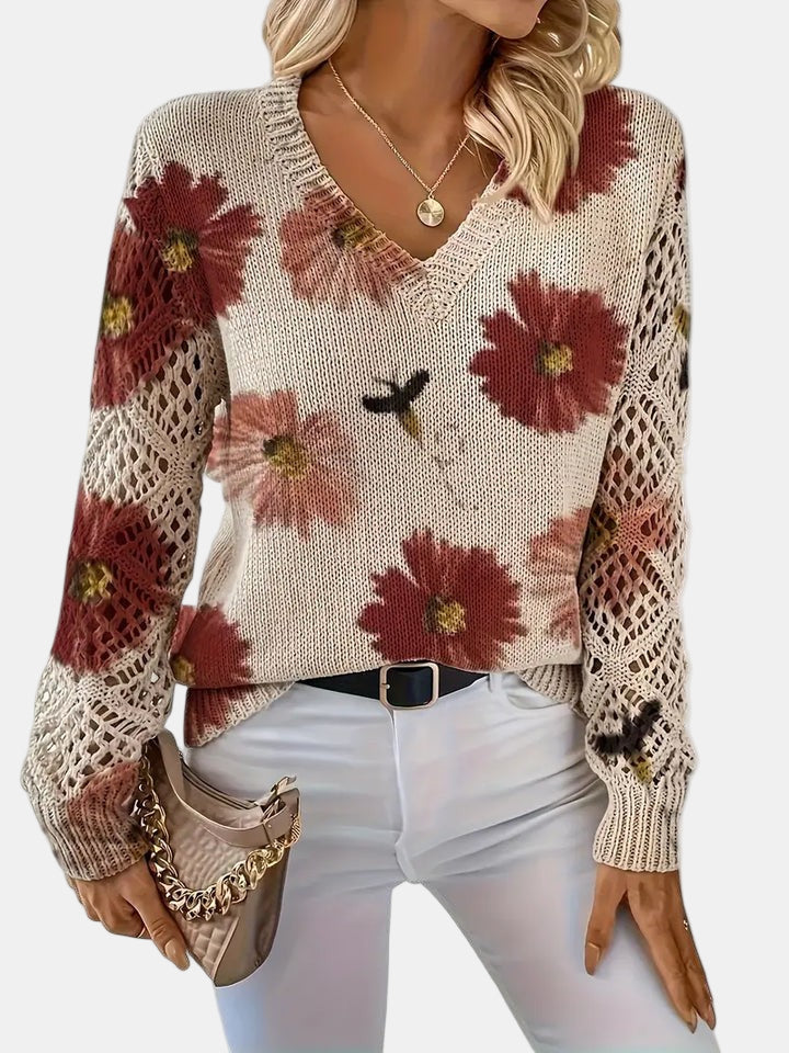 Emily | Elegant Floral Cardigan
