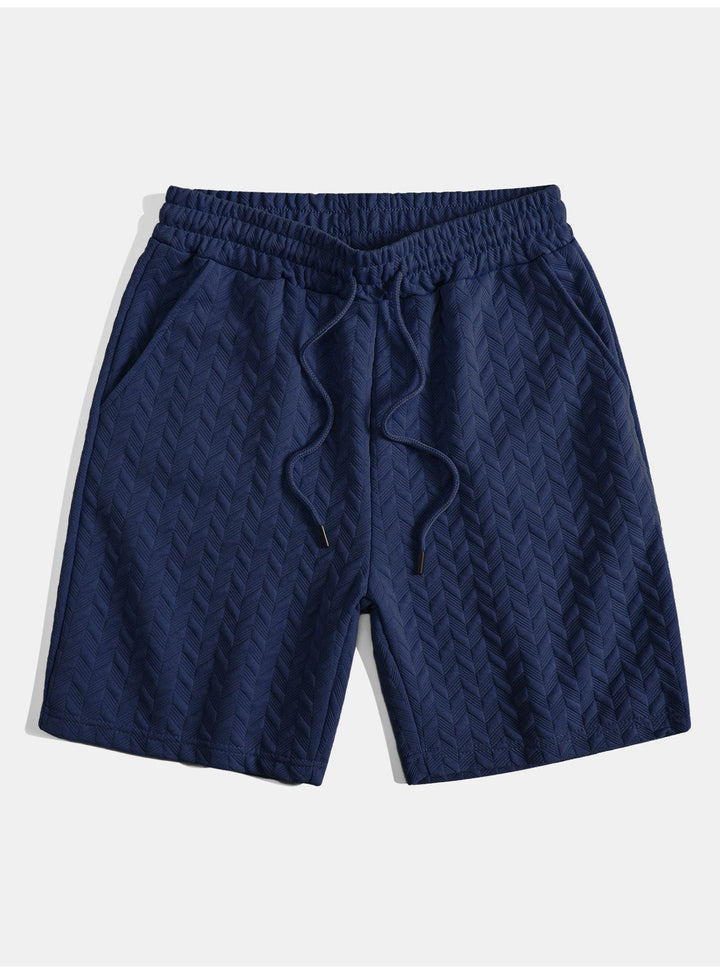 Geometric Jacquard Shorts