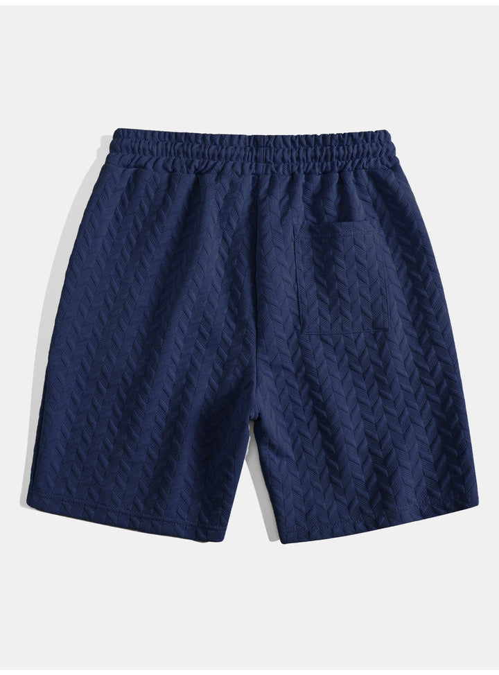 Geometric Jacquard Shorts