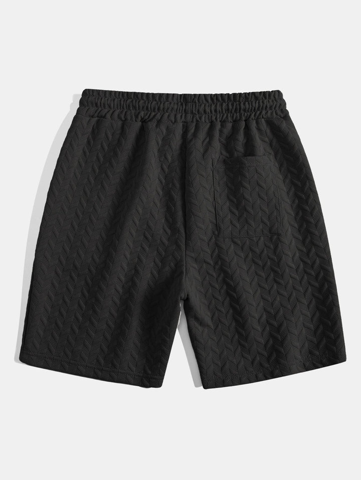 Geometric Jacquard Shorts