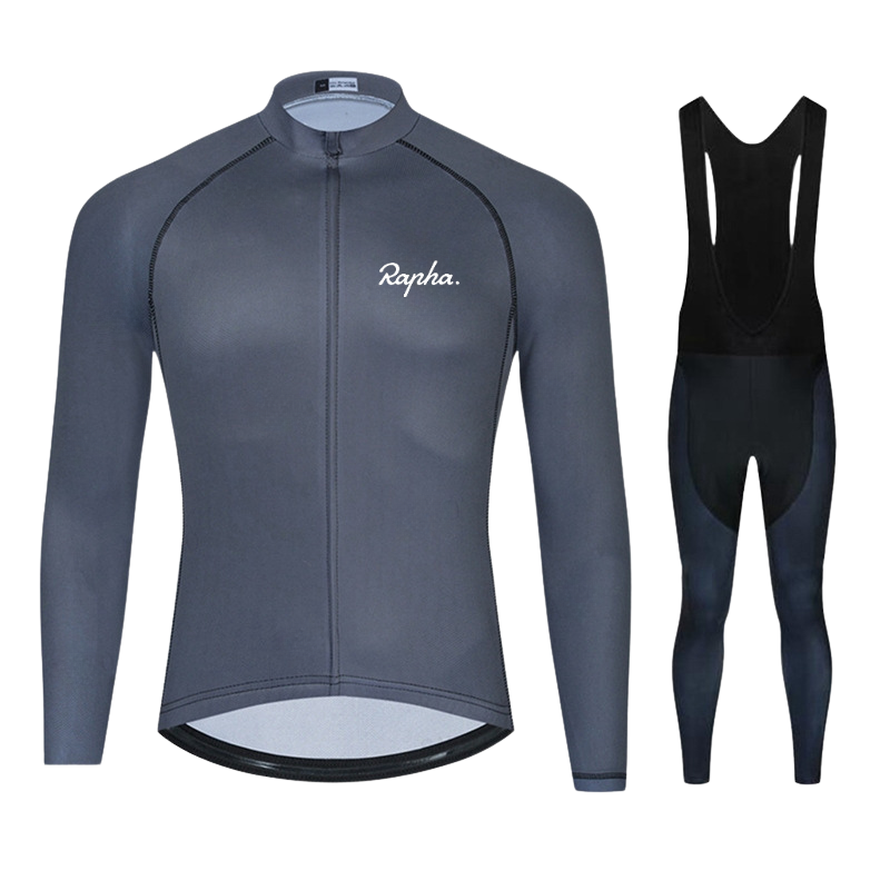 Rapha™ Lange Mouwen Professionele Wielren Kleding Set