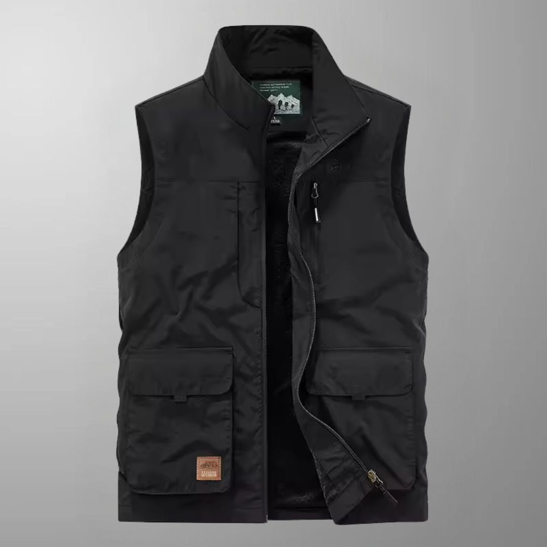 James - Multi-Pocket Breathable Outdoor Cargo Gilet