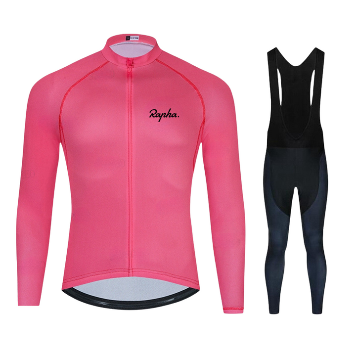 Rapha™ Lange Mouwen Professionele Wielren Kleding Set