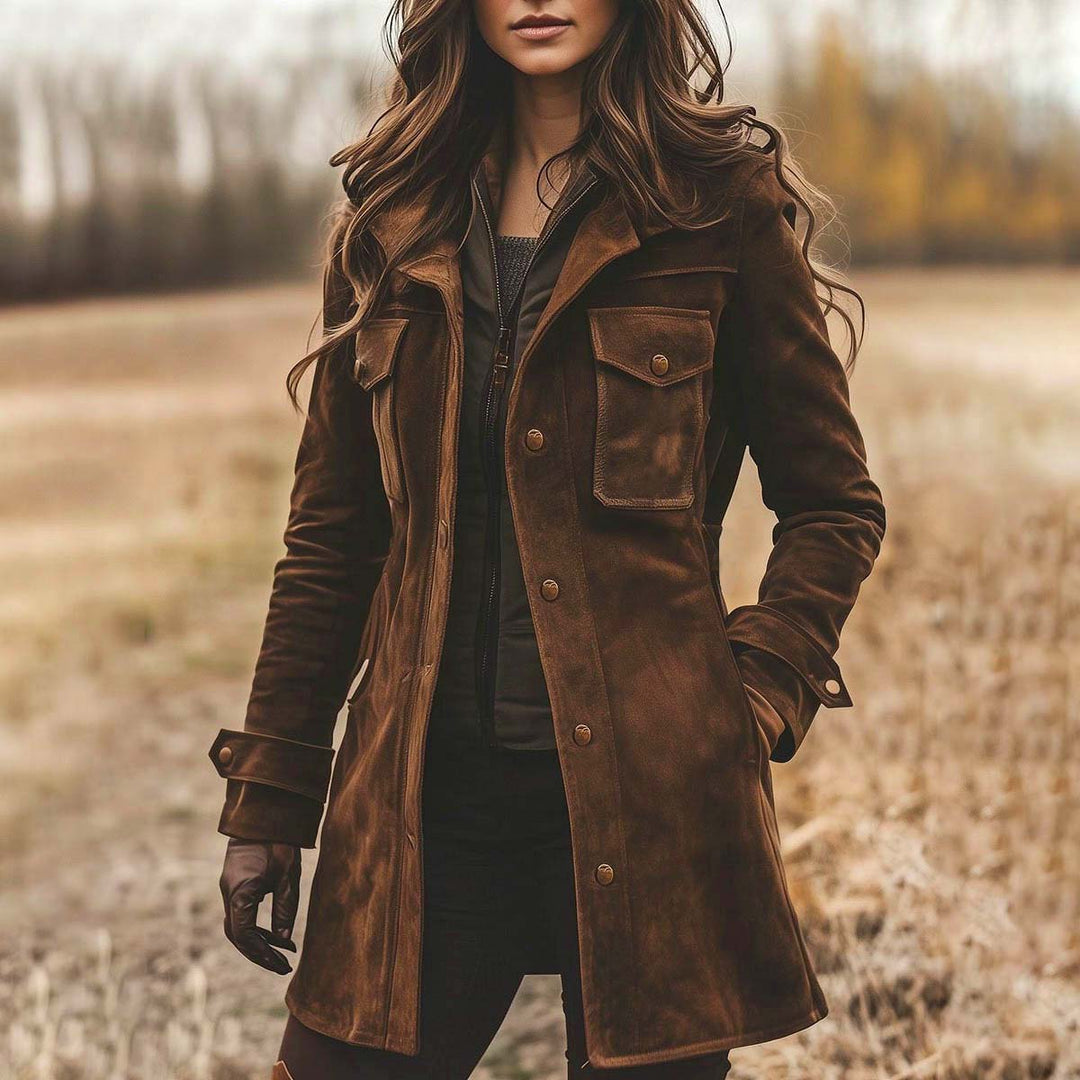 Aurelia | Long Warm Western Style Coat