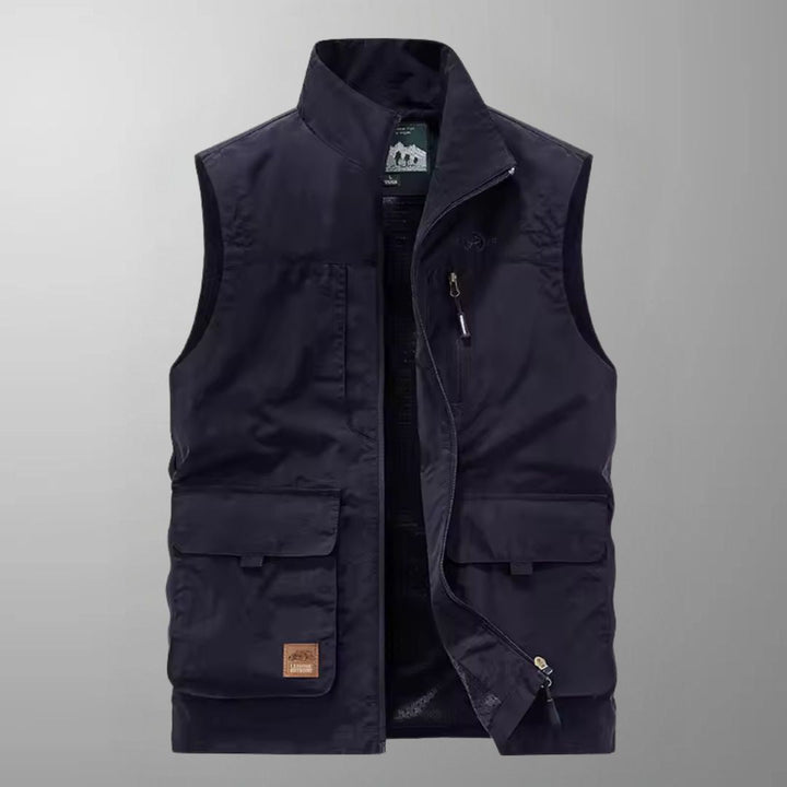 James - Multi-Pocket Breathable Outdoor Cargo Gilet