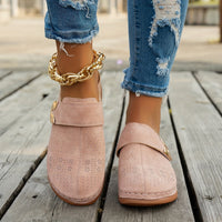 Effortless Cushioned Wedge Clogs Slip On Mules