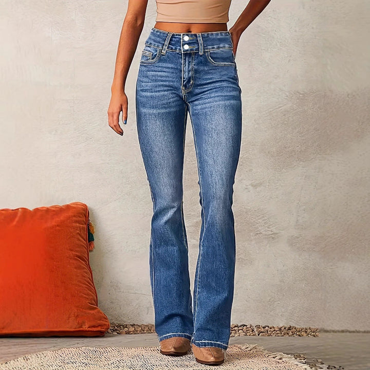 Mira | Vintage High-Waisted Flared Jeans