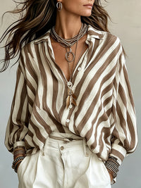 Relaxed Striped Shirt for woman