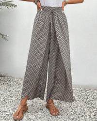 Relaxed Wide Leg High Waisted Summer Pants