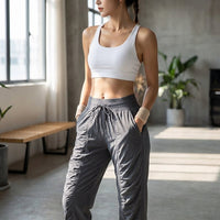 Relaxed High Rise Cuffed Ankle Sweatpants