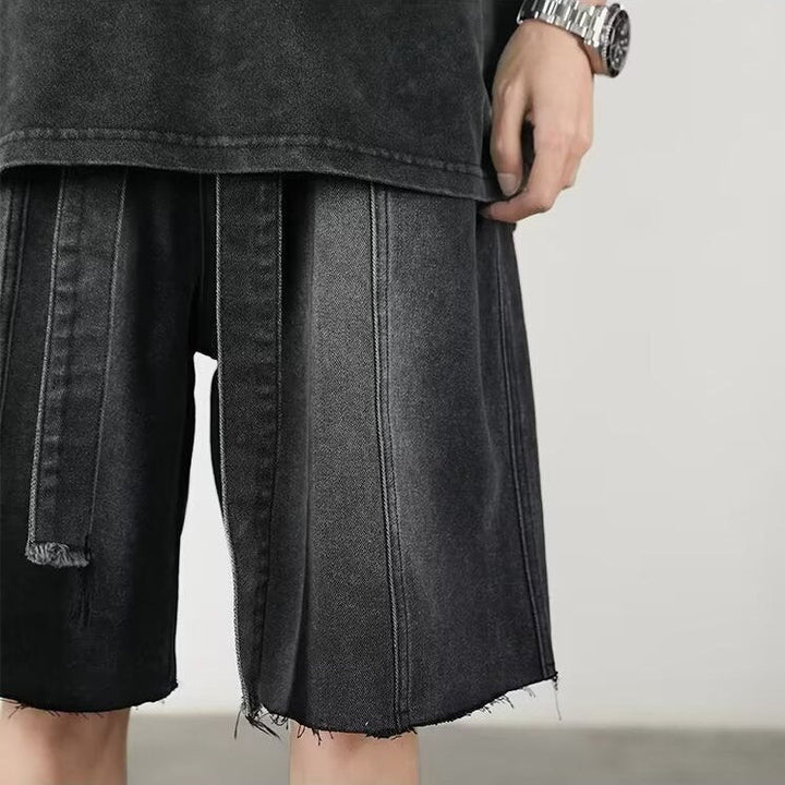 Sonic Black Denim Shorts