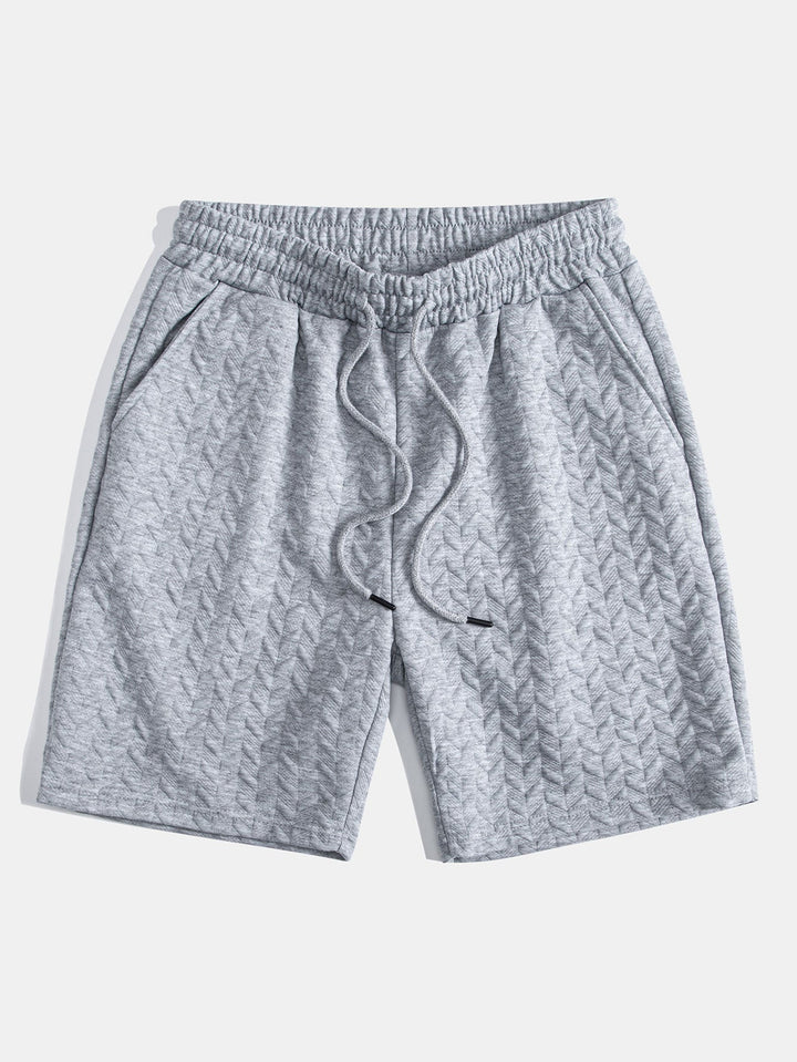 Geometric Jacquard Shorts