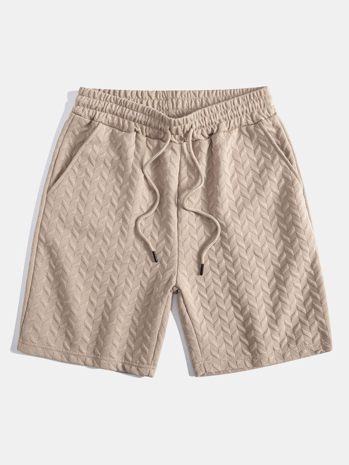 Geometric Jacquard Shorts