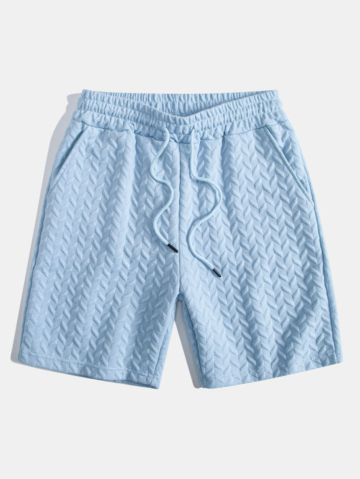 Geometric Jacquard Shorts