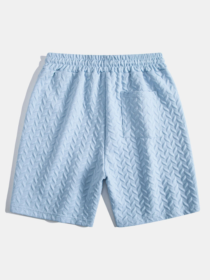Geometric Jacquard Shorts