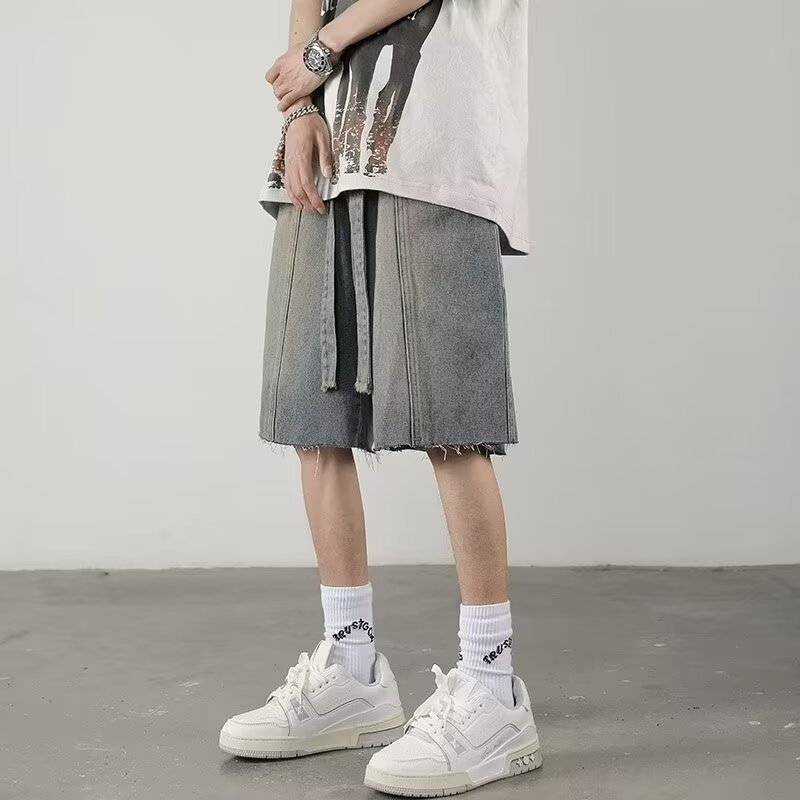 Sonic Faded Blue Denim Shorts