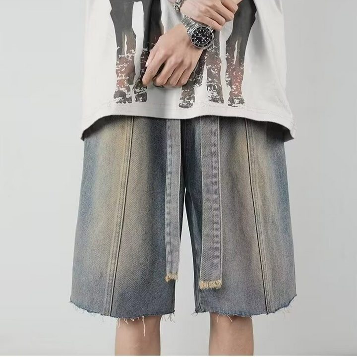 Sonic Faded Blue Denim Shorts