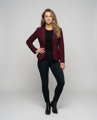 Women's Fitted Peplum Blazer for Work
