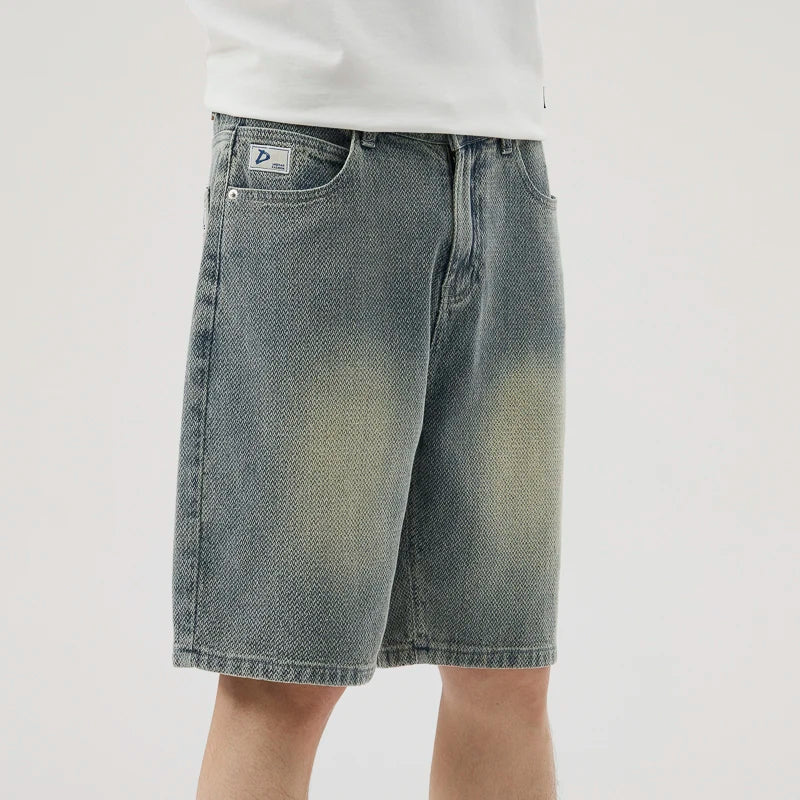 Carter Faded Blue Denim Shorts