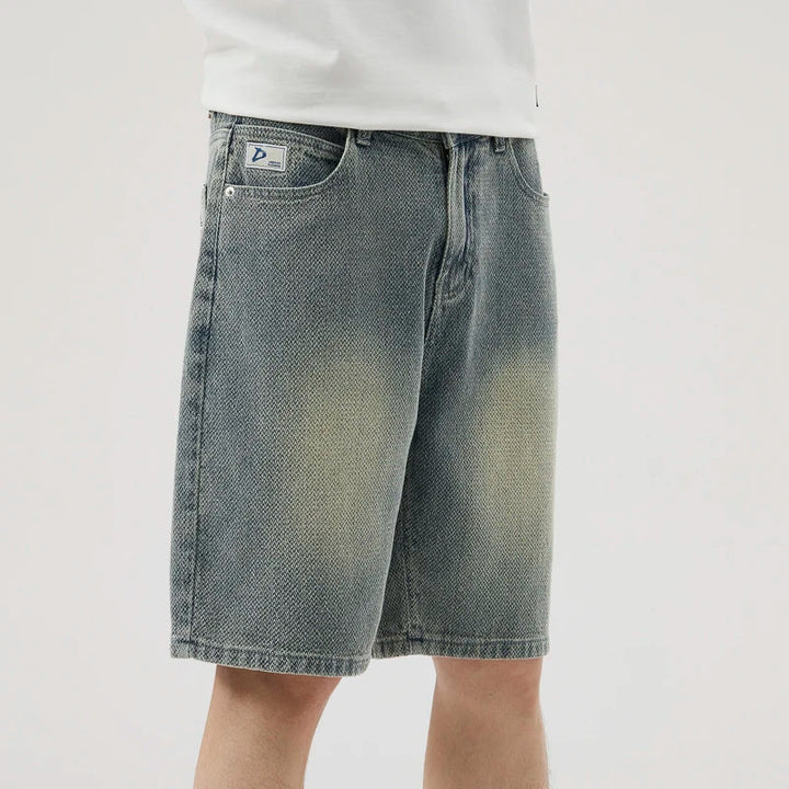 Carter Faded Blue Denim Shorts