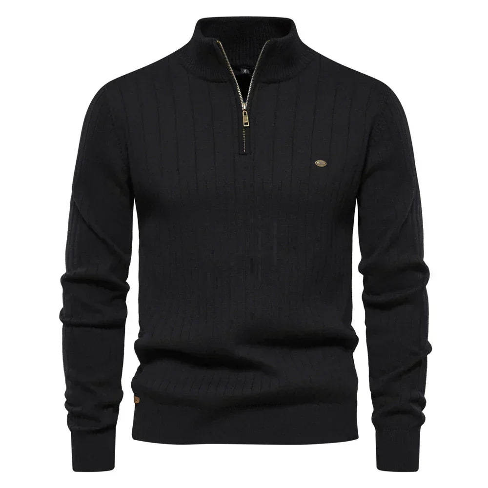 Savrani™ | Quarter-Zip Sweater