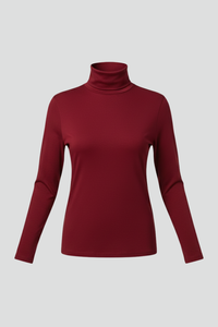 Elegant Turtleneck Long Sleeve Knit Fall Sweater