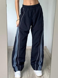Stylish Side Stripe Baggy Track Sweatpants