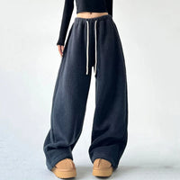 Relaxed High Waisted Wide Leg Baggy Sweatpants