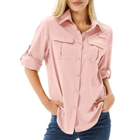 Relaxed Vented Long Sleeve Hiking Shirt