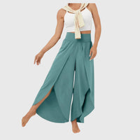 Relaxed Wide Leg Flared Palazzo Pants Trousers