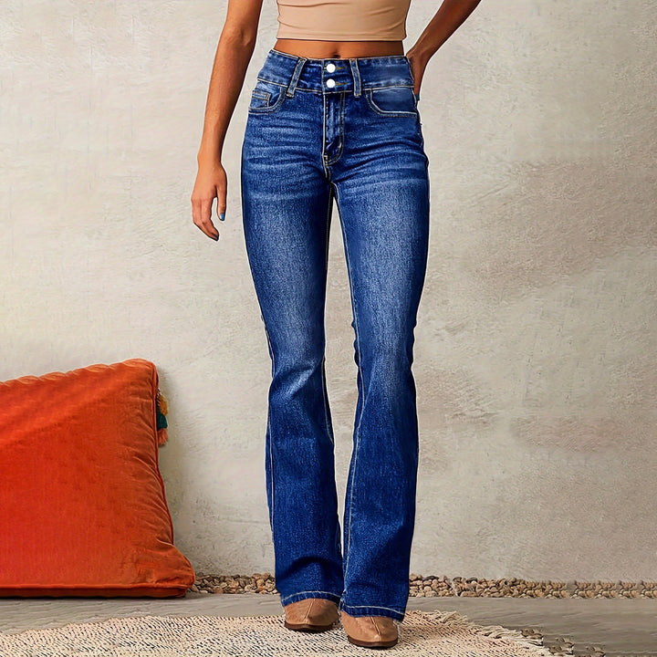 Mira | Vintage High-Waisted Flared Jeans