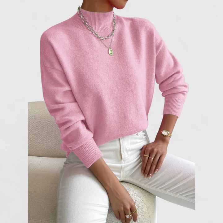 Sophie | Elegant High Neck Sweater