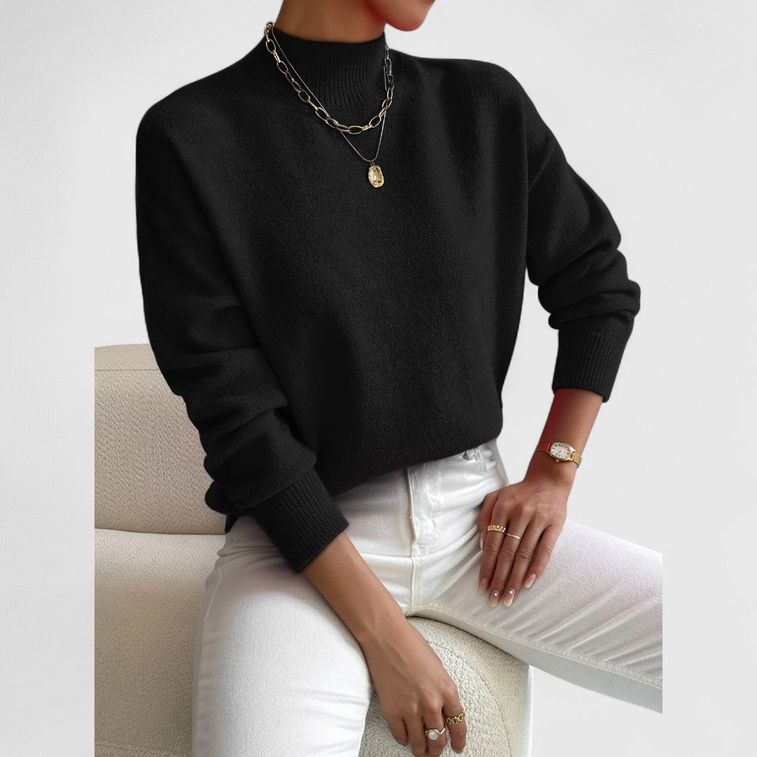 Sophie | Elegant High Neck Sweater