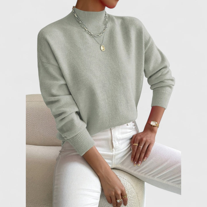 Sophie | Elegant High Neck Sweater