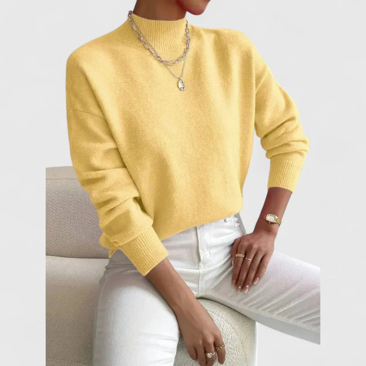 Sophie | Elegant High Neck Sweater