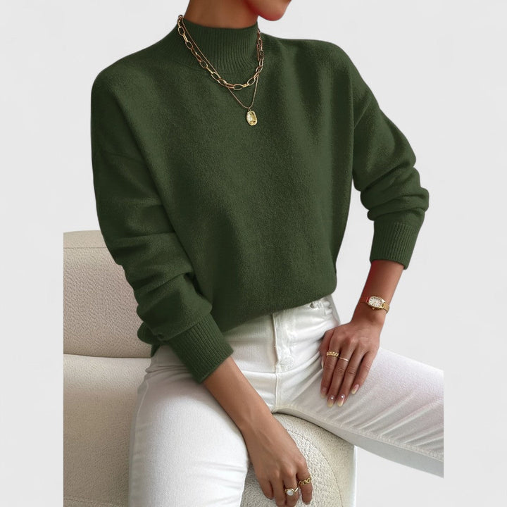 Sophie | Elegant High Neck Sweater