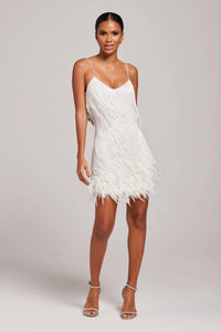 Refined Fringe Homecoming Party Mini Dress