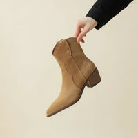 Elegant Slip On Pointed Toe Cowboy Boots for Women